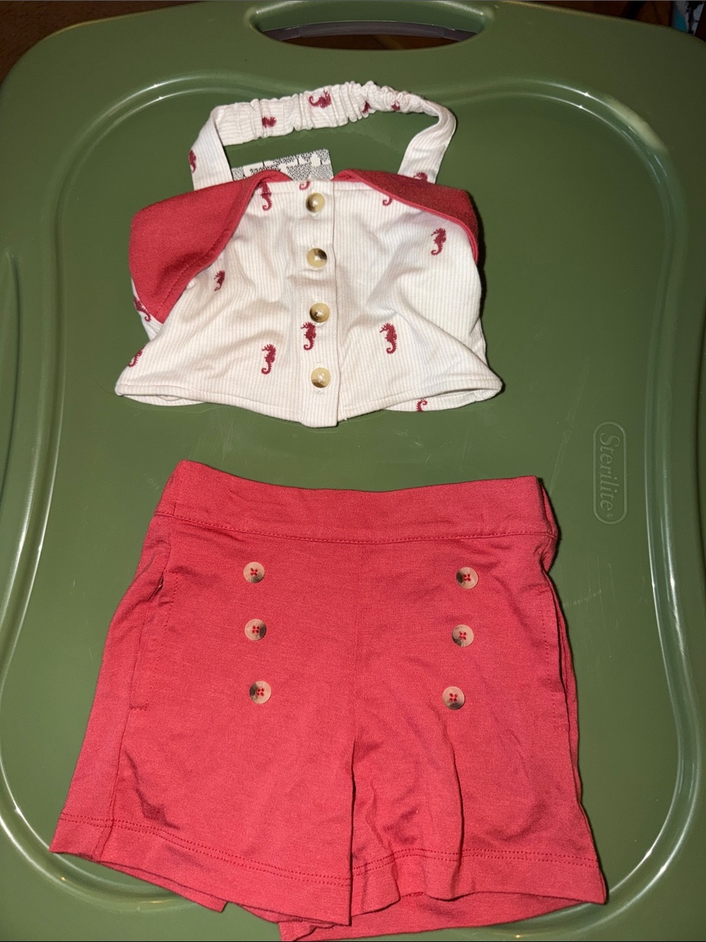 Kate Quinn 2 piece Seahorse outfit 12-18M